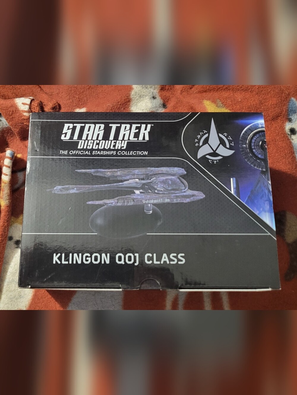 SEALED Star Trek Discovery Klingon Qoj Class Collectible Box - Black